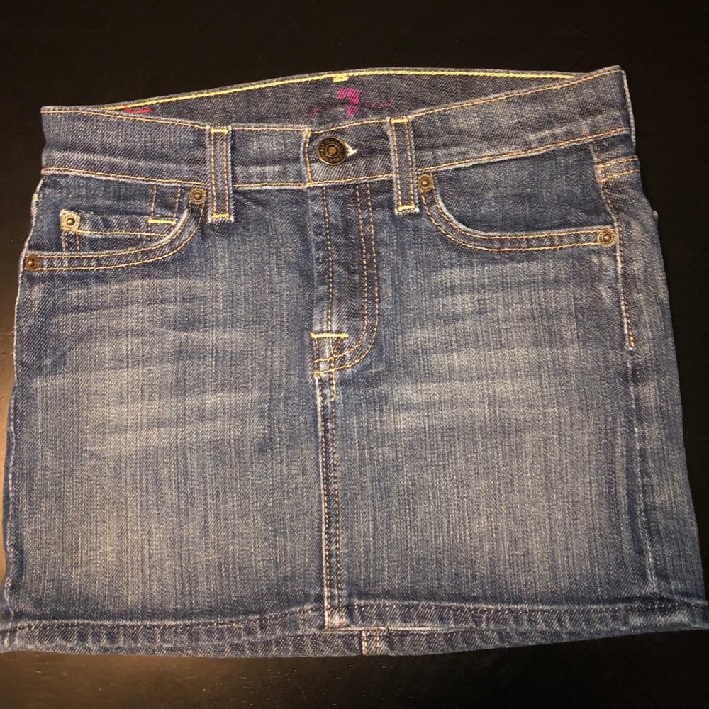Girls 7 For All Man Kind Skirt